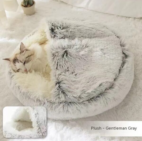 2 In 1 Dog And Cat Warm Bed House - Image 9