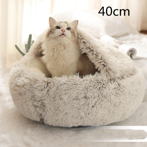 2 In 1 Dog And Cat Warm Bed House - Image 3