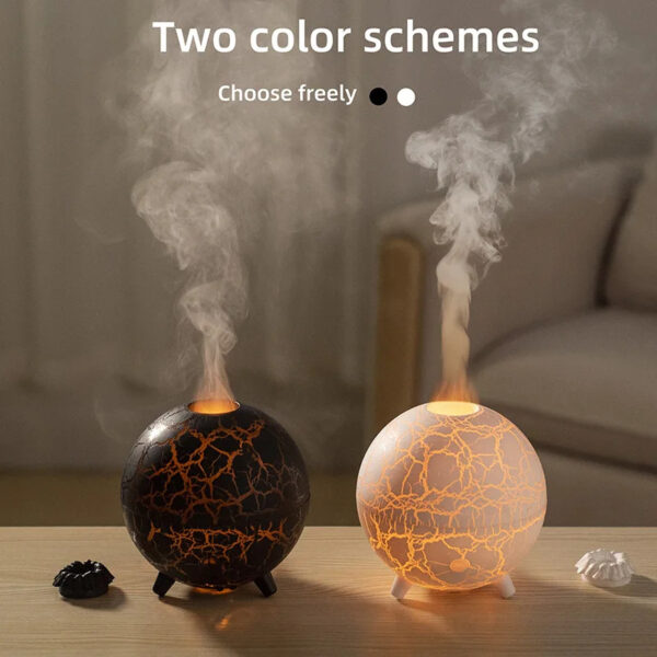 Creative Planet Colorful Atmosphere Lamp USB Humidifier 200ML Water Tank Can Add Essential Oil Household Mini Aroma Diffuser - Image 3