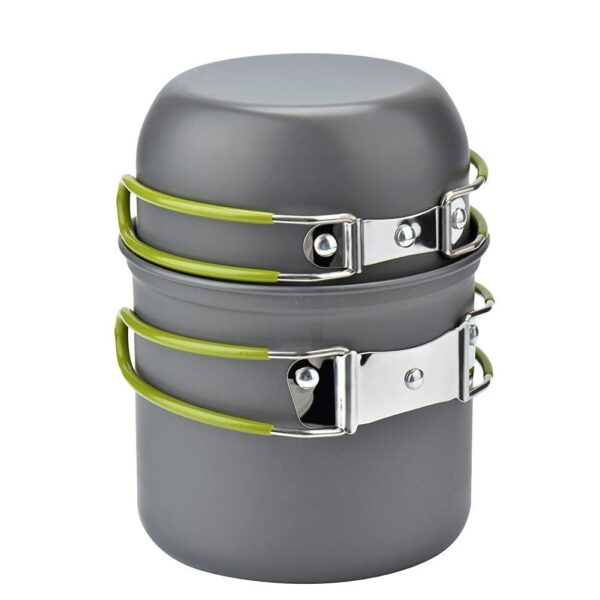 Camping Cookware Kit Outdoor Cooking Set Aluminum Equipment Outdoor Pot Travel Tableware Kitchen Hiking Picnic BBQ - Image 4