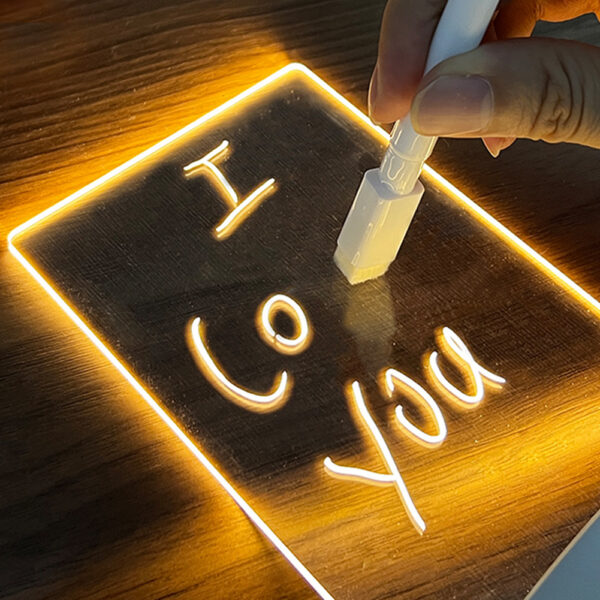 Creative Note Board Led Night
