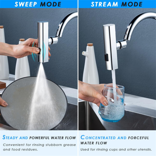 Kitchen Faucet Waterfall Outlet Splash - Image 8
