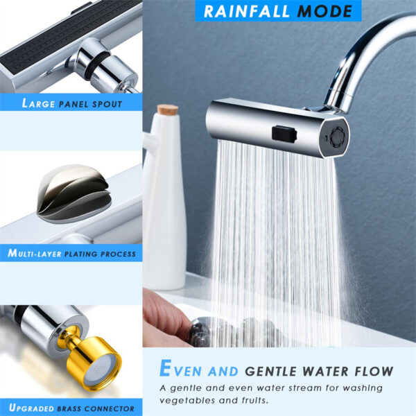 Kitchen Faucet Waterfall Outlet Splash - Image 10